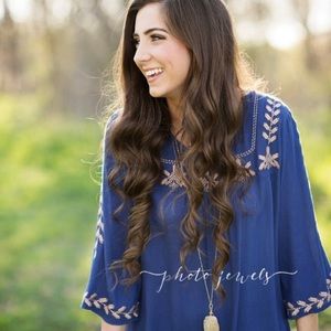Blue sway dress